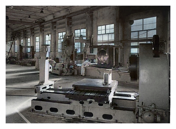 Planers and horizontal borer at Penarth Dock Engineering Company Limited.