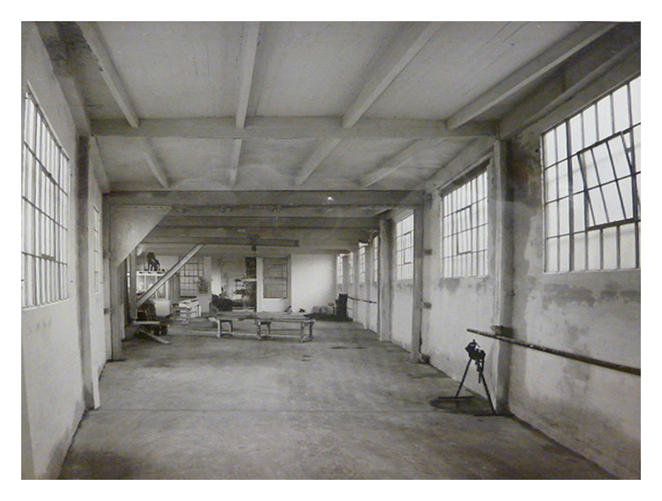 c.1980's - The apprentice shop at the former Penarth Dock Engineering Company Limited works now cleared of all machines and benches.