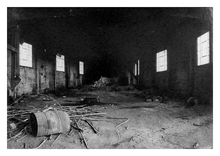 c.1980's (prior to October 1986) - Two views of the derelict apprentice shop at the former Penarth Dock Engineering Company Limited prior to demolition.