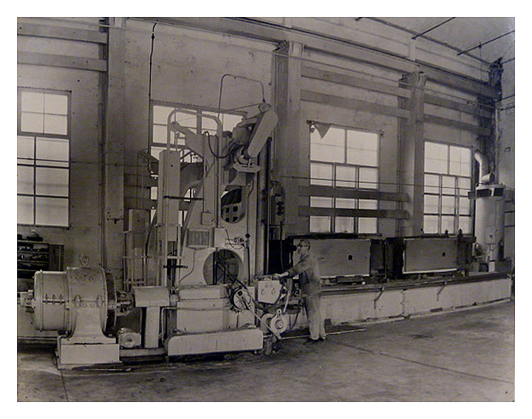 1970's - 80's - The main machine shop of the Penarth Dock Engineering Company Limited.