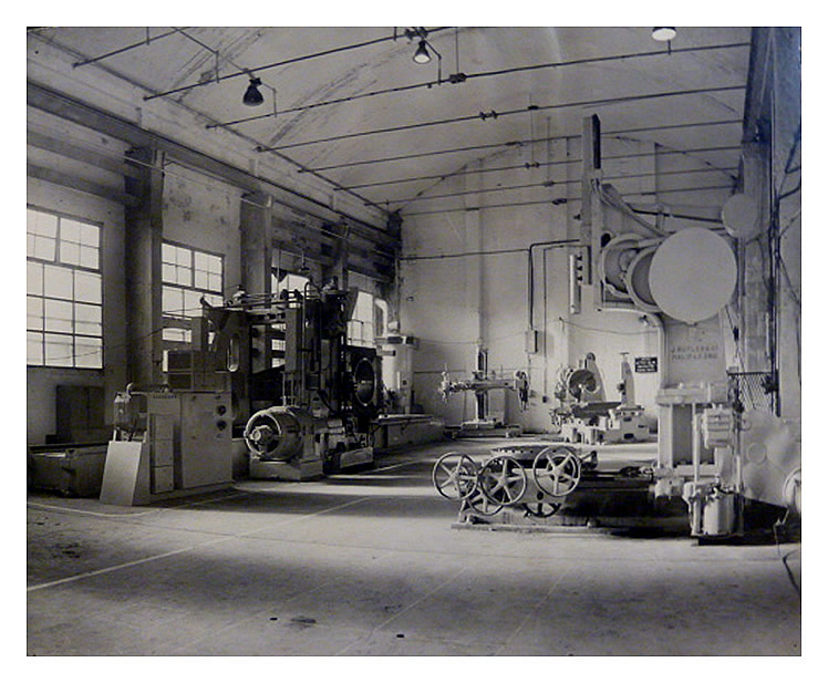 1970's - 80's - The main machine shop of the Penarth Dock Engineering Company Limited.