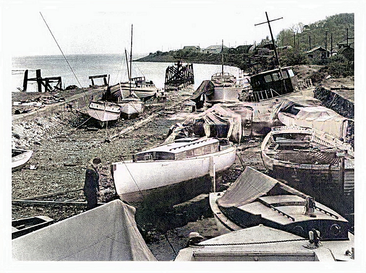 Penarth Dock panoramic view 1960's