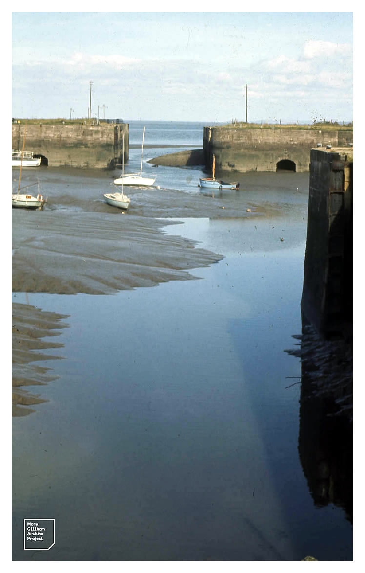 Penarth Harbour or Basin in 1974