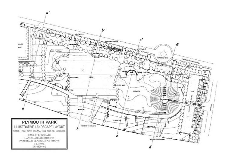 Penarth Dock - Masterplan amended - 1994 - Camlin Lonsdale