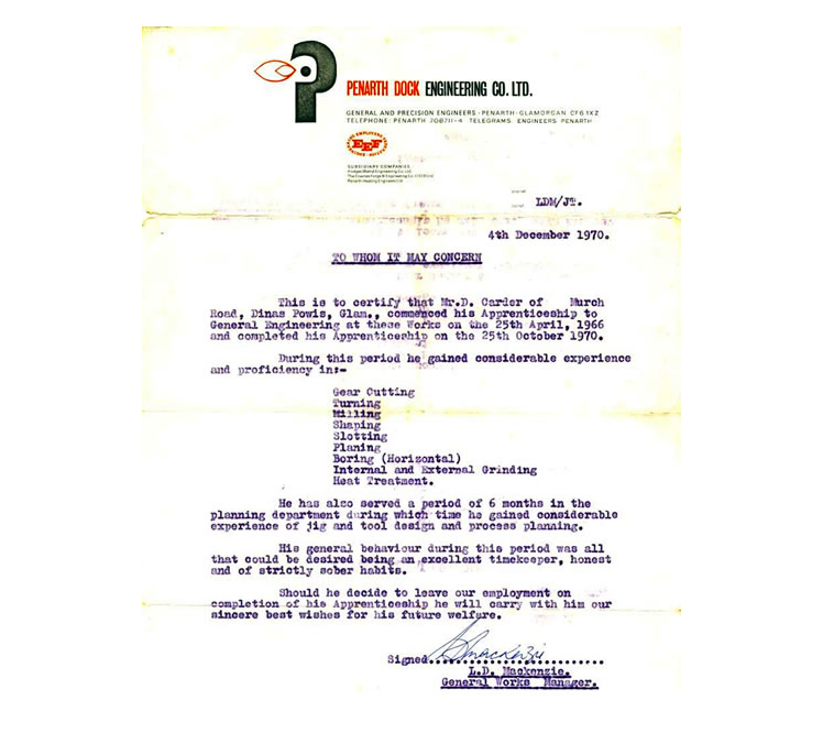 Penarth Dock Engineering Co. Ltd. - 1970 - To Whom It May Concern!