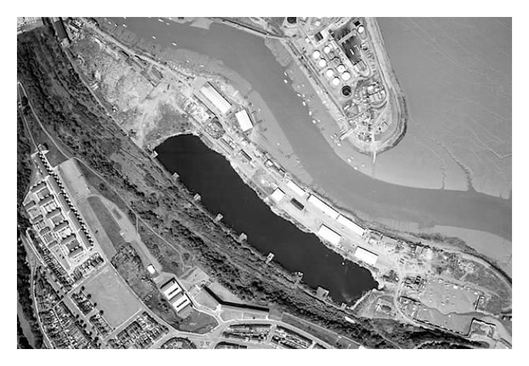 1985 - Penarth Dock - A seagull's view!