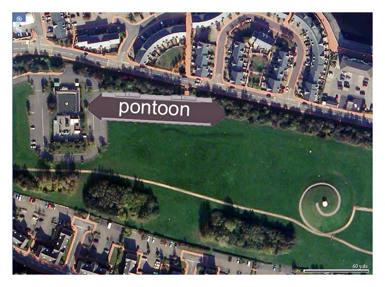 Possible location of Penarth pontoon - buries under rubbish!