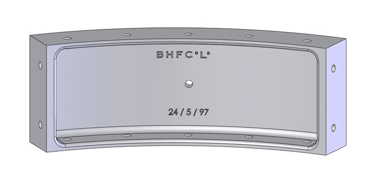 A 3D CAD model of a subway segment