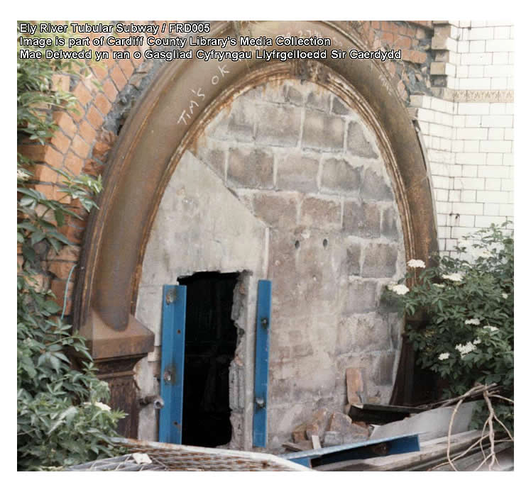 1986 - Ely River Tubular Subway taken by Cardiff County Council. 