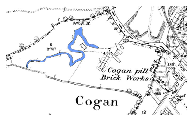 Cogan Pill Brick Works map