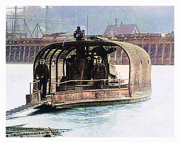 1899 - River Ely chain ferry, Penarth Dock