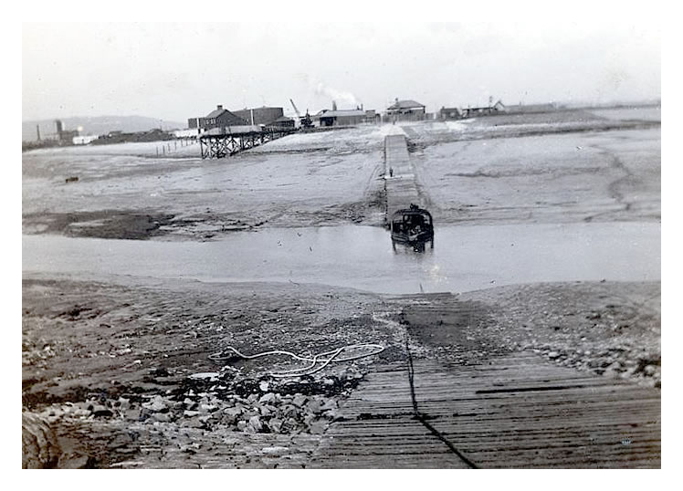 1898 - chain ferry jetty River Ely, Penarth Dock