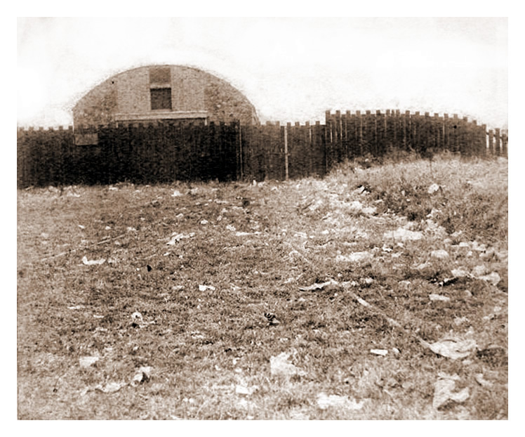 c.1888 - A warehouse at the 'B' site of the South Wales Public Wharf & Transit Co. Ltd.
