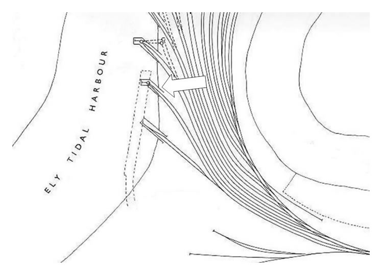 Plan Ely Tidal Harbour, Penarth Dock