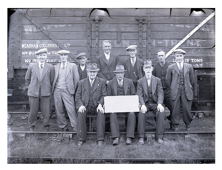 Group shot of the "Penarth Harbour Gang, November 1947".