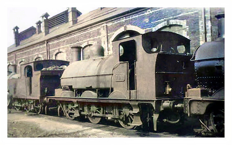 TVR - Penarth Dock engine shed in 1927