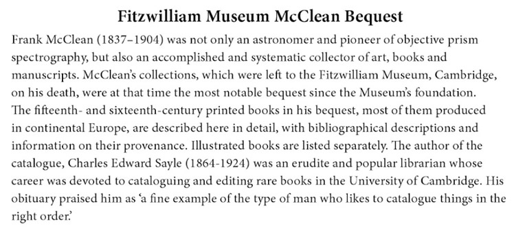 Fitzwilliam Museum McClean Bequest.