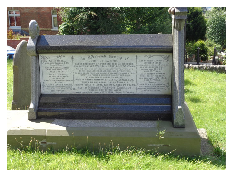 James Edwards family memorial