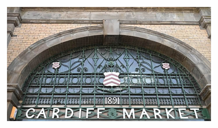 Cardiff Central Market -  Handyside.
