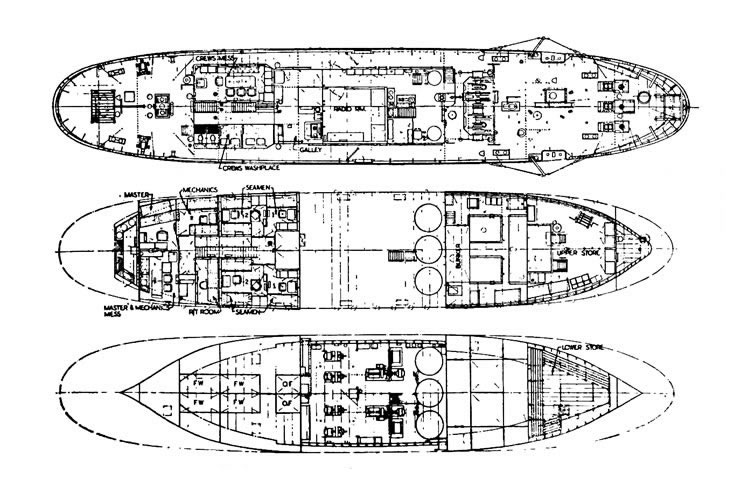 Numbers 12 and 13 lightvessels