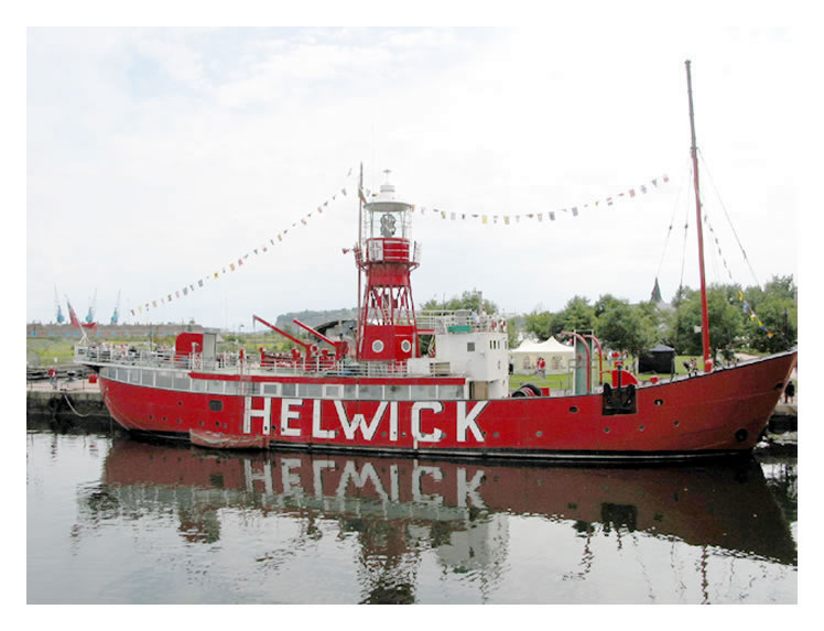 Lightvessel No.14 at Cardiff - 'Helwick'