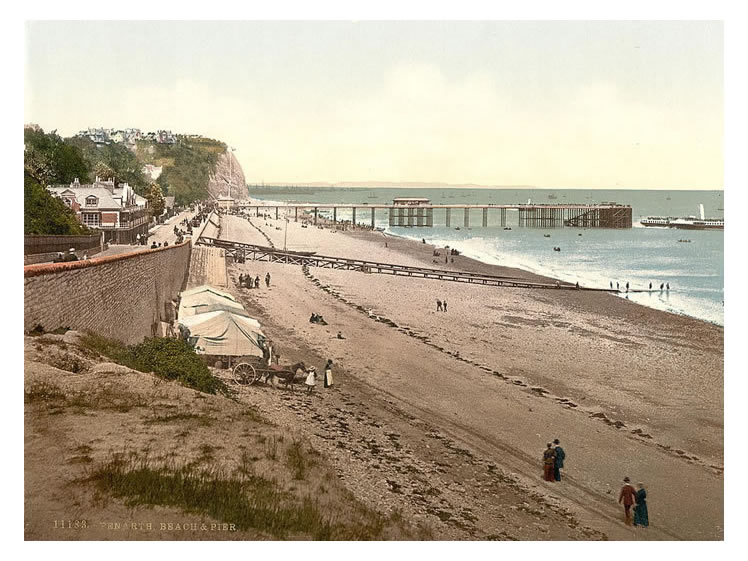 Penarth beach.