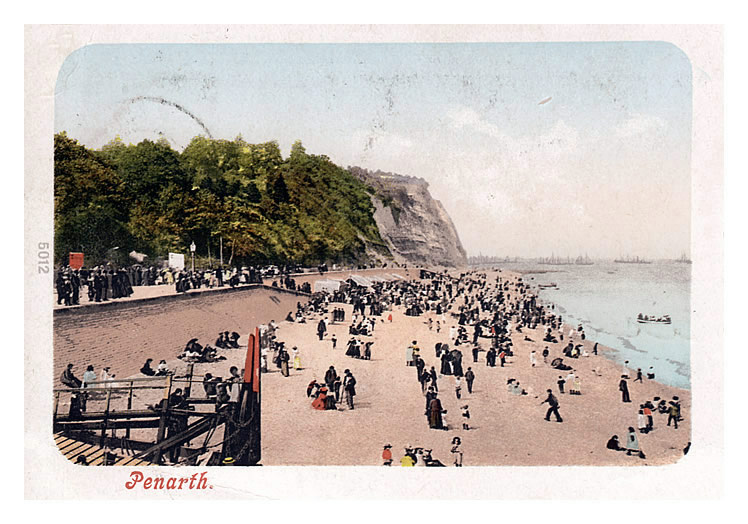 Penarth, a view towards the headland.