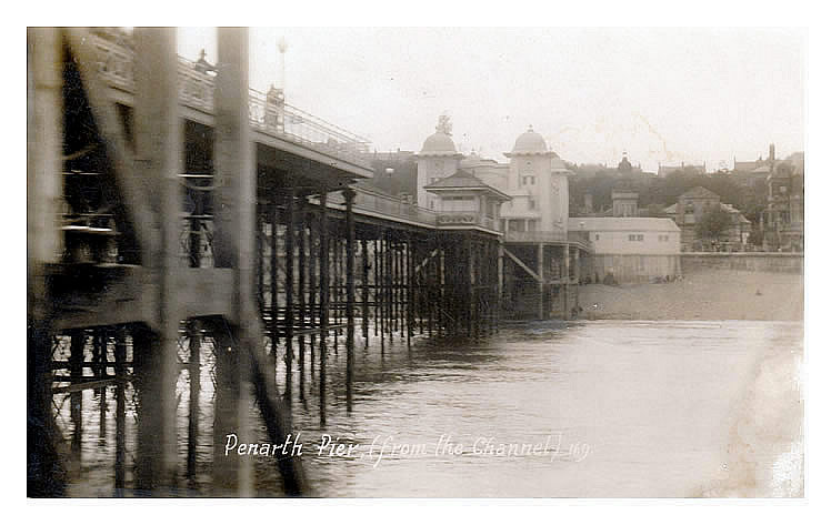 Penarth Pier from the Channel