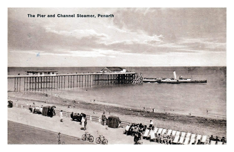 The Pier and Channel Steamer, Penarth 