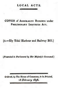 1856 Report of the Admiralty