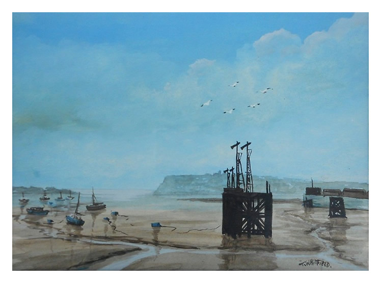 T. Whitfield - 'Cardiff Bay Before the Barrage' 