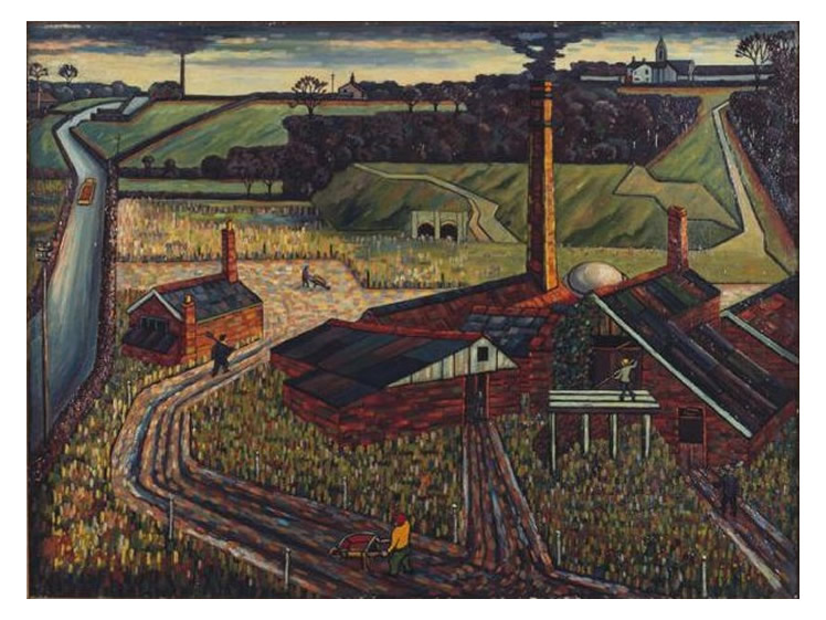 Charles Byrd - 'Brickworks, Llandough' - 1950's