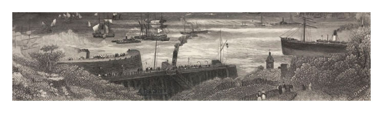 A. Duncan - Cardiff Docks from Penarth Head.