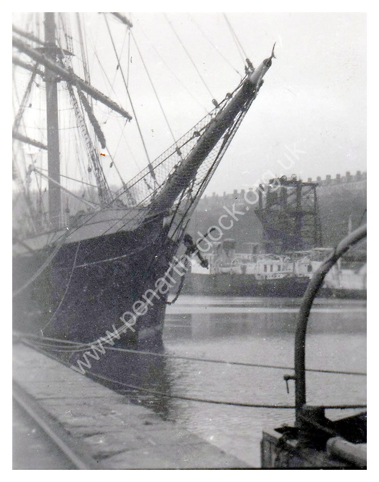 Pamir - Penarth Dock - 1950