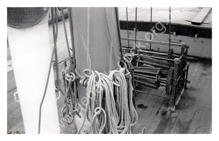 Pamir' - 'Break of Bridge Deck from the Mizzen