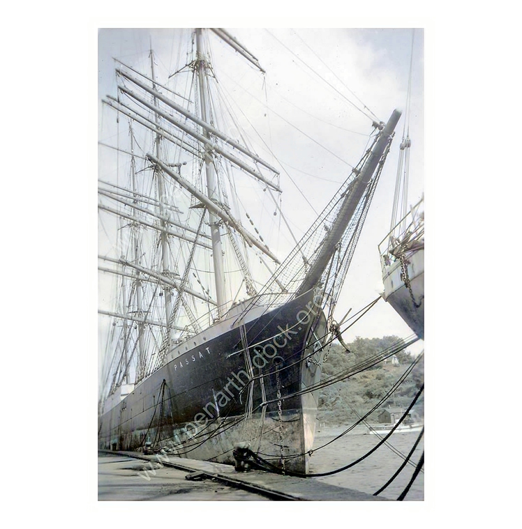'Passat' and 'Pamir' - 'Four Masted Barques at Penarth 1950'
