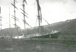 'Pamir' at Penarth Dock  in 1949