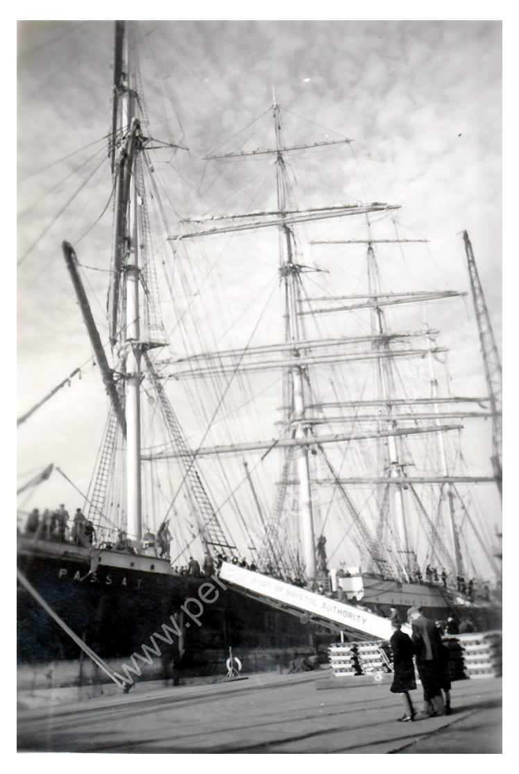 'Passat' at Avonmouth Docks during October 1948