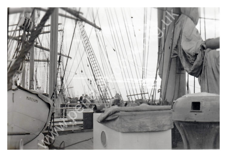 'Passat' - the foot of the jigger mast