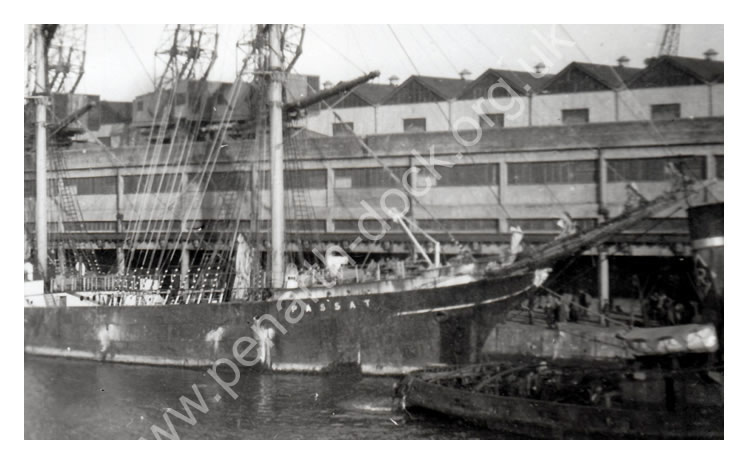'Passat' - at Avonmouth Dock - 1948