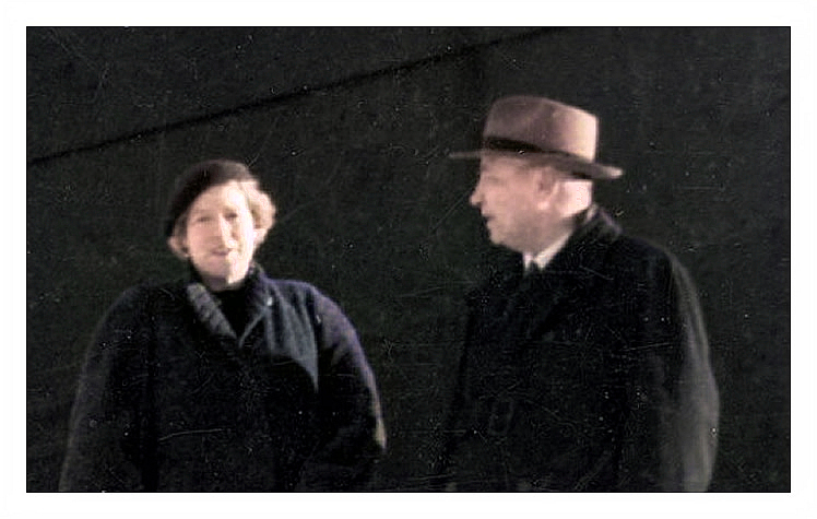 Betty Northmore and Captain Ivar Hagerstrand