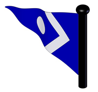 Flag of P. & A. Campbell - White Funnel Fleet