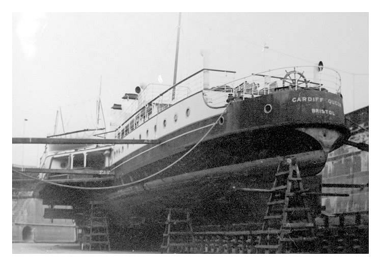 'Cardiff Queen' in dry dock