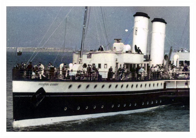 'Bristol Queen' arriving at Porthcawl in the summer of 1967.