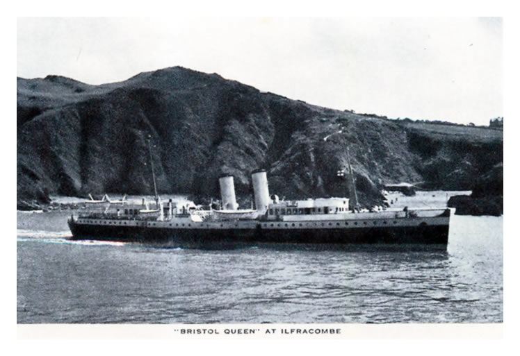 p.s. 'Bristol Queen' calling off Clovelly in the mid-1960's.