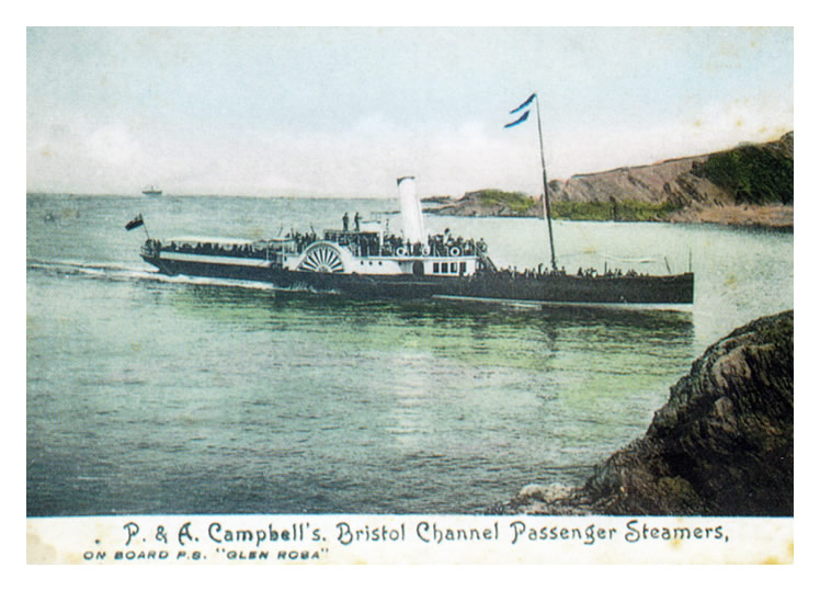 On Board P.S. "Glen Rosa" - P & A Campbell's Bristol Channel Steamers.