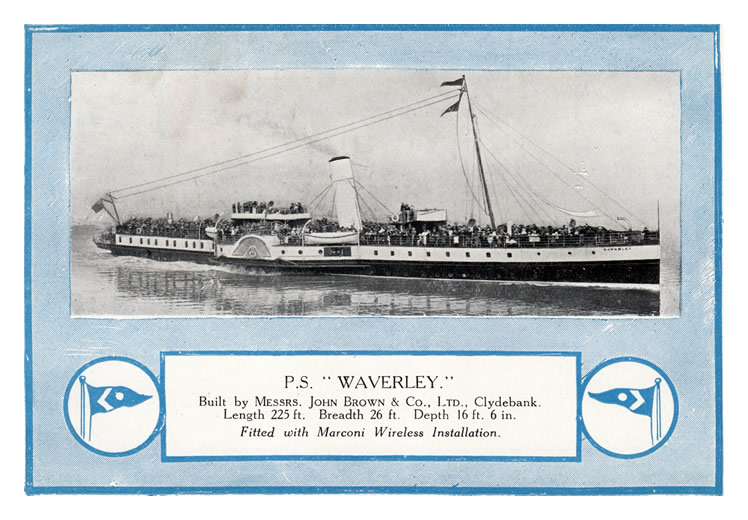1934 - P.S. 'Waverley' - Built by John Brown & Co., Ltd., Clydebank.