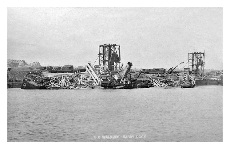 s.s. Walkure, Barry Dock.