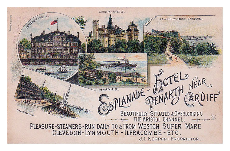 Advert for the Penarth Esplanade Hotel - 1897