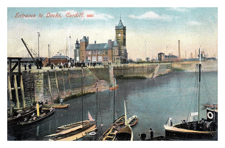 Entrance to Bute Docks - Cardiff